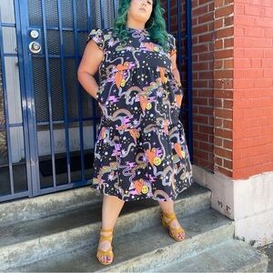 Nooworks Better Days Frida Dress 3XL XXXL Cotton poplin